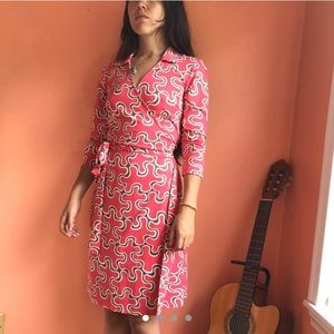 J. McLaughin Puzzle Wrap Dress - perfect condition